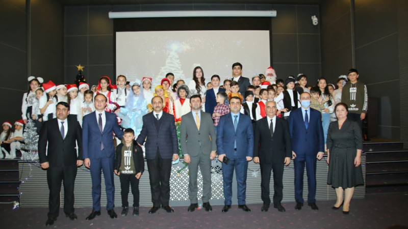 Gəncədə şəhid övladları tədbirdə iştirak ediblər