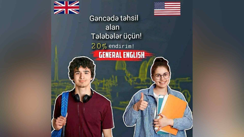Gəncədə İngilis dili dərslərinə endirim
