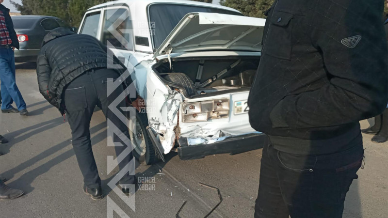 Gəncədə daha bir yol qəzası qeydə alınıb