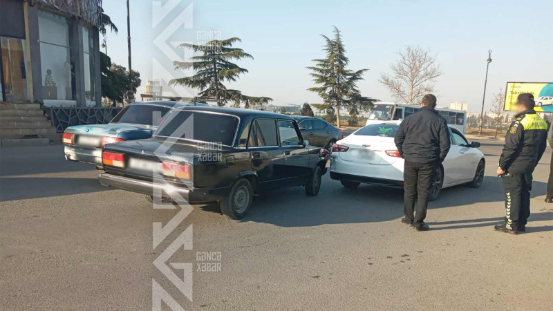 Gəncənin 28 may küçəsində yol-nəqliyyat hadisə qeydə alınıb