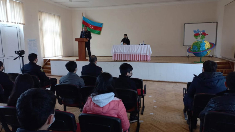 Gəncədə narkomaniyaya qarşı növbəti tədbir baş tutub