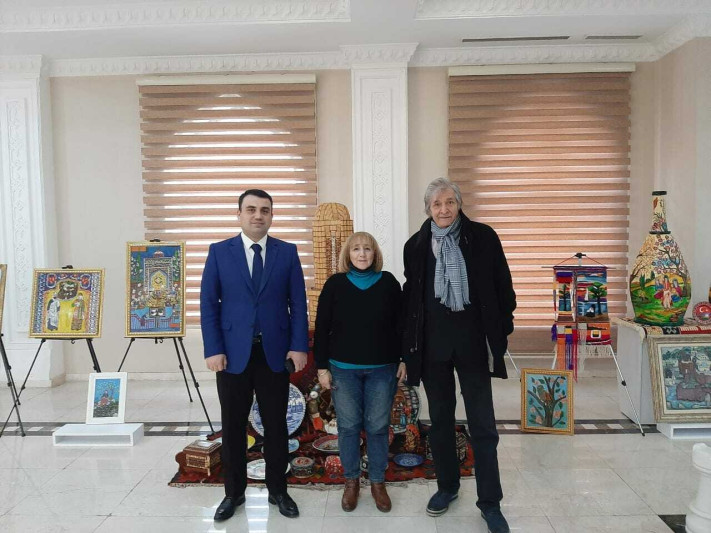 Xalq Rəssamı Fərhad Xəlilov Gəncədə