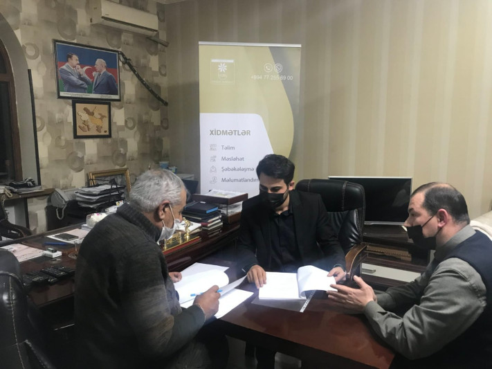 Gəncədə KOBİM ekspertləri daha bir sahibkarla görüşüblər