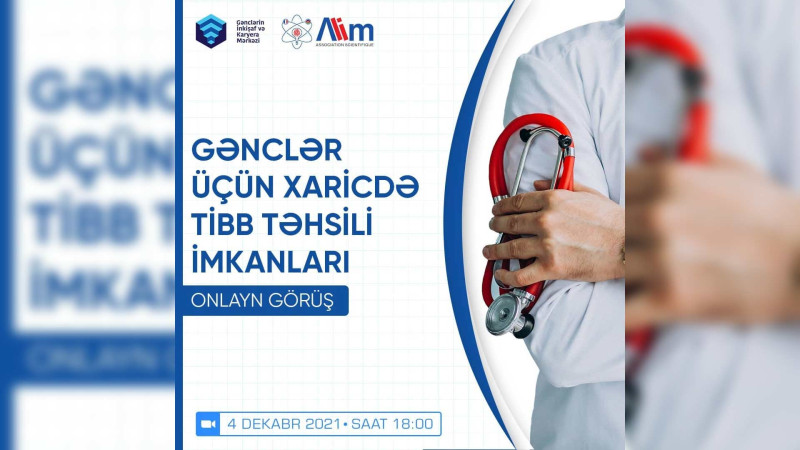 Gəncədə xaricdə tibbi təhsil haqda vebinar təşkil olunacaq