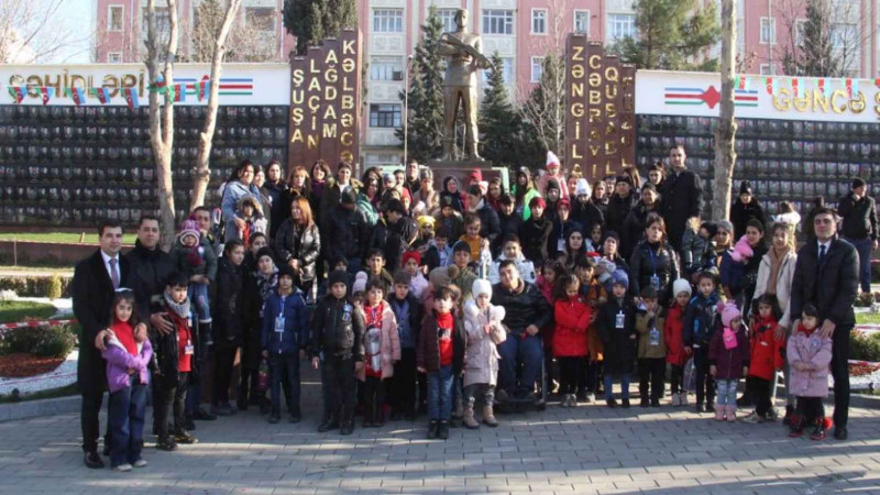 Gəncədə şəhid övladları üçün ekskursiya təşkil olunub