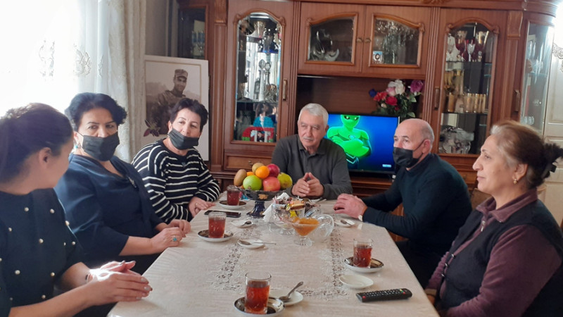 Gəncə: şəhid Ceyhun Abbasovun ailəsi ziyarət olunub