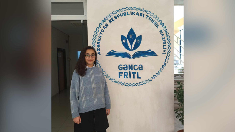 Gəncədə lisey şagirdindən möhtəşəm nəticə