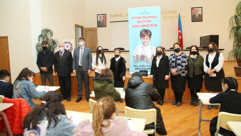 Gəncədə Kitab oxumaq biliyini gücləndirir adlı müsabiqə təşkil olunub