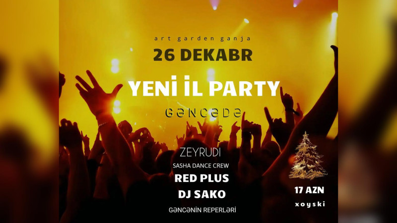 Gəncədə musiqili Yeni il gecəsi keçiriləcək