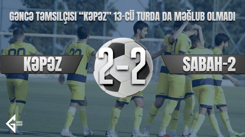Gəncəlilər Sabah-2 klubu ilə heç-heçə oynayıb