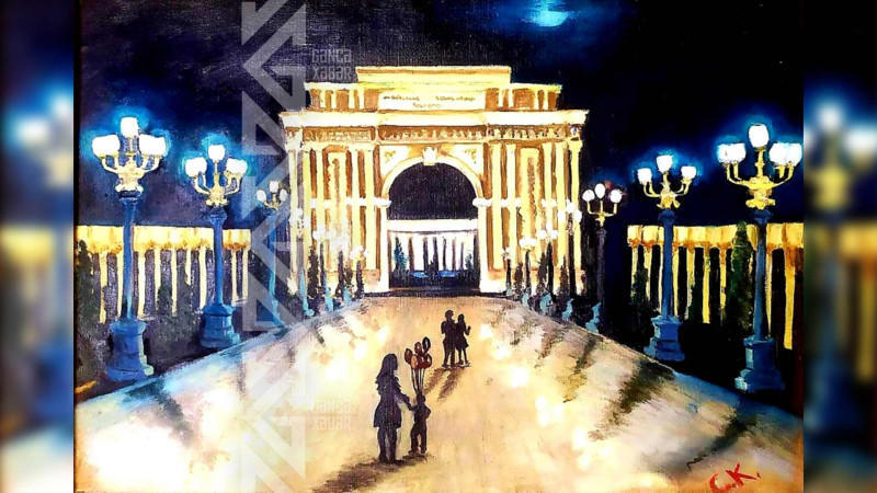 Bir çox janrlarda rəsmlər yaradan Gəncəli xanım