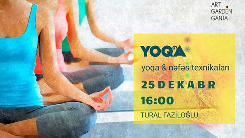 Gəncədə yoqa təlimi təşkil olunacaq