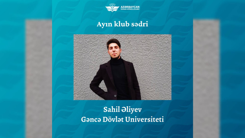 Gəncəli gənc Ayın klub sədri seçilib