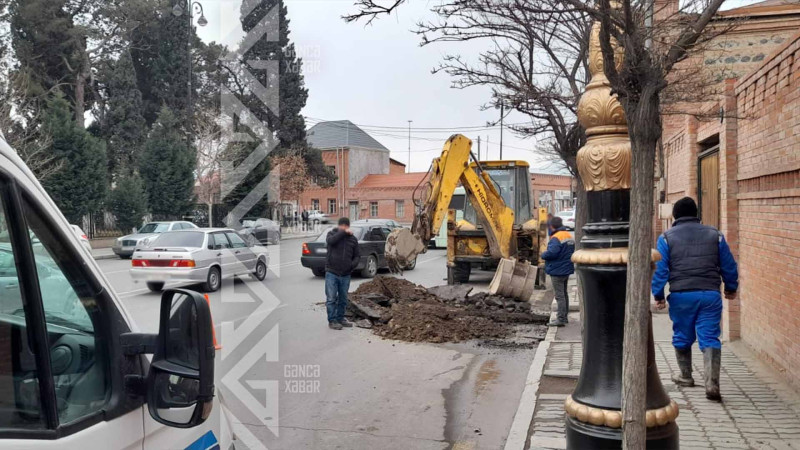 Gəncədə daha bir kommunal qəza baş verib