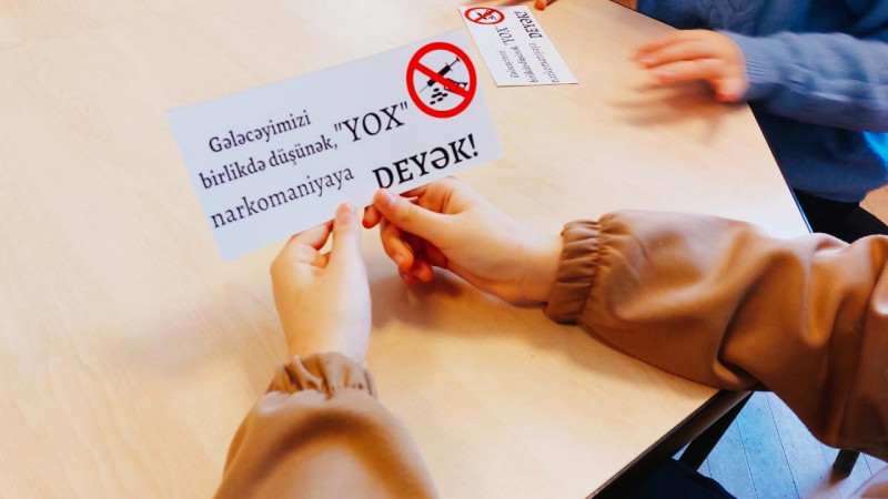Gəncədə yeniyetmələrə narkomaniyaya qarşı təbliğat davam etdirilir