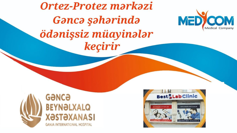 Gəncədə iki gün ödənişsiz skolioz müayinəsi təşkil olunacaq