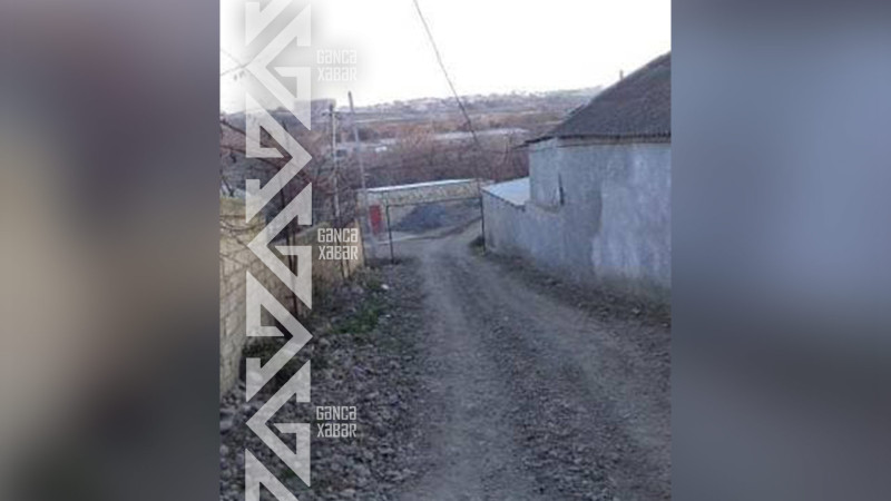 Gəncənin daha bir yol infrastrukturu olmayan küçəsi