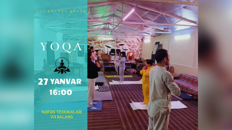 Art Garden Ganjada yoqa məşğələsi olacaq