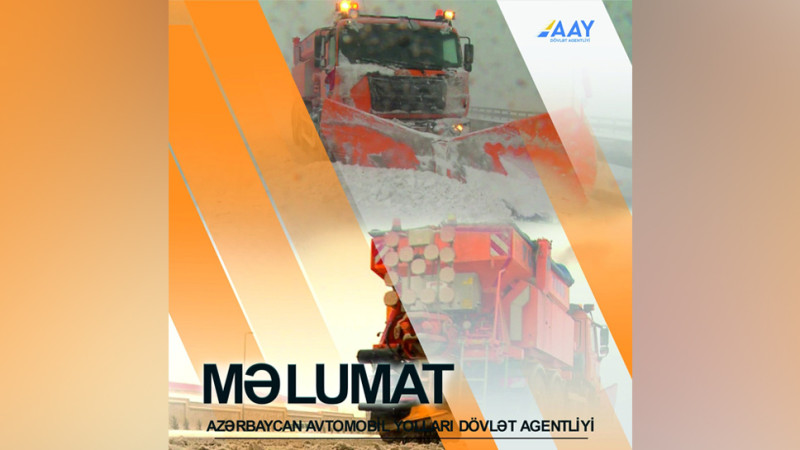 Gəncə-Daşkəsən-Xoşbulaq yolunun təmizlənməsi işləri aparılır