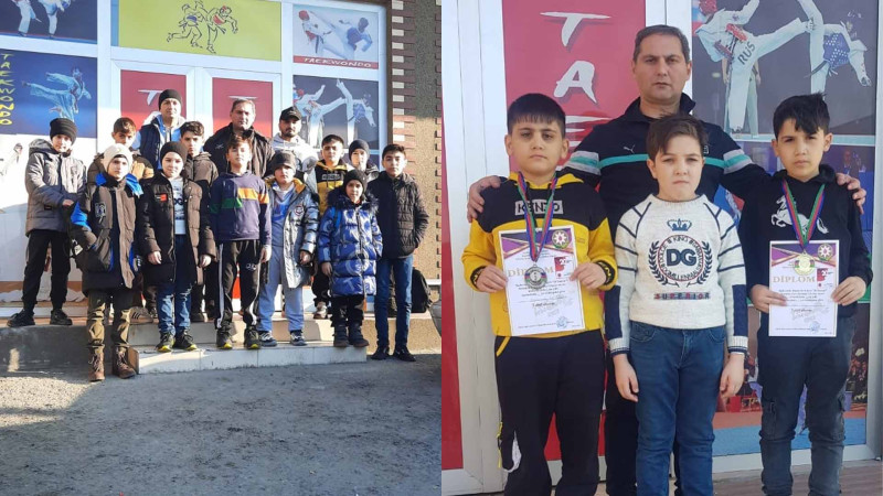 Gəncəli idmançılar taekvondo üzrə turnirdə uğurlar əldə ediblər