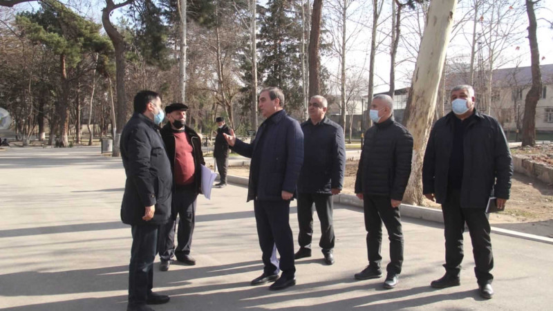 Gəncədə abadlıq işləri davam edir