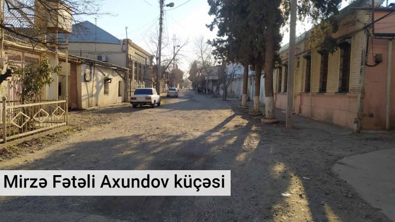 Gəncənin bu küçələrində sakinlər çətinliklərlə üzləşir