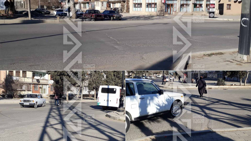 Gəncədə daha bir dörd yolda piyada zolaqları yoxdur