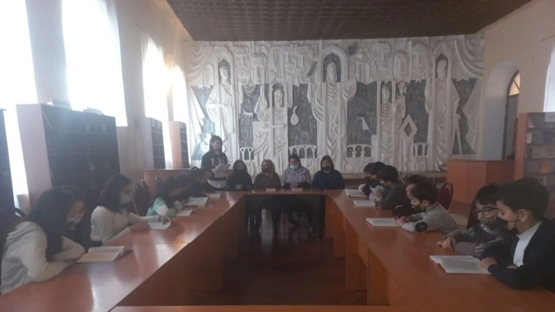 Gəncədə Viktor Hüqonun yubileyi münasibətilə tədbir baş tutub
