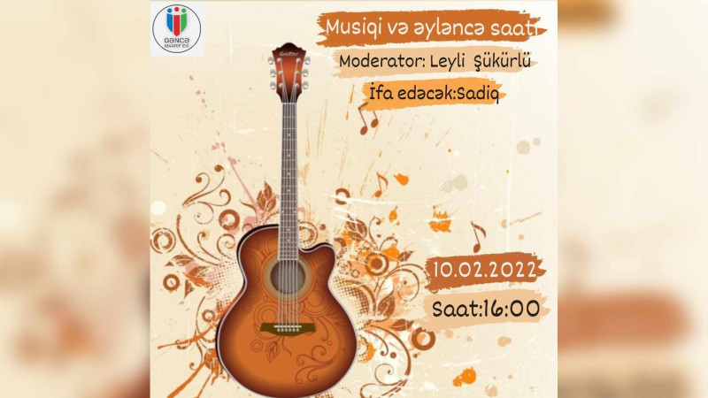 Gəncədə musiqili əyləncə proqramı təşkil olunacaq