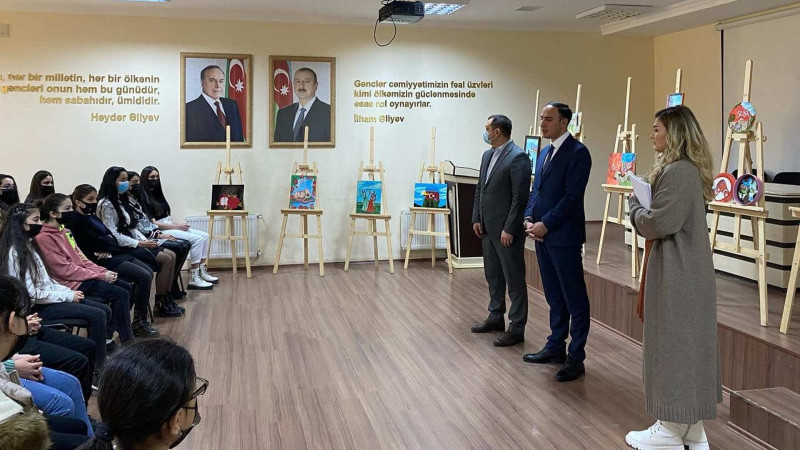 Gəncədə Qarabağın dirçəlişi adlı rəsm sərgisi baş tutub