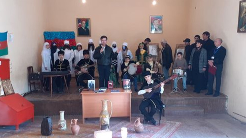 Gəncədə şəhidlərin xatirəsinə tədbir keçirilib