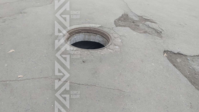 Hərəkət iştirakçılarına təhlükə yaradan açıq lüklər
