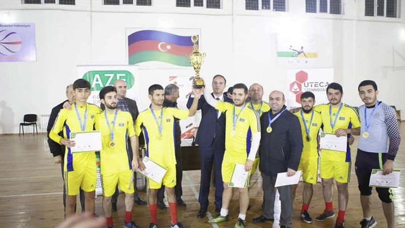 Futzal çempionatının qalibləri mükafatlandırılıblar