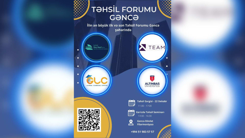 Gəncədə ilin ən böyük “Xaricdə Təhsil” Forumu həyata keçiriləcək