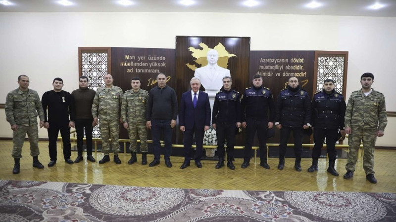 GDU rektoru qazilər və mühafizə polisləri ilə görüşüb