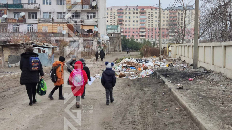 Adilxan Ziyadxanov küçəsində antisanitar vəziyyət
