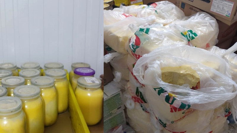 Marketlərdən birində kərə yağı adı altında bitkitərkibli yağlar satılıb