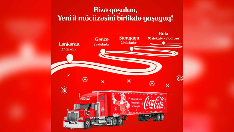 “Coca-Cola” karvanı bu gün Gəncəyə gəlir