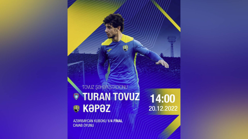 “Kəpəz” səfərdə “Turan Tovuz”la qarşılaşacaq