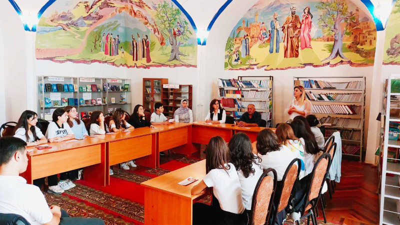 Məktəblilər antinarkomaniya mövzusunda maarifləndirilib