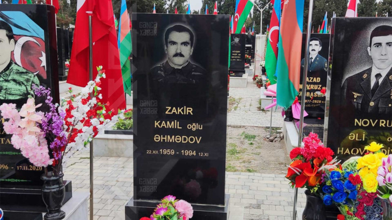 Şəhid Zakir Əhmədovun mövlududur