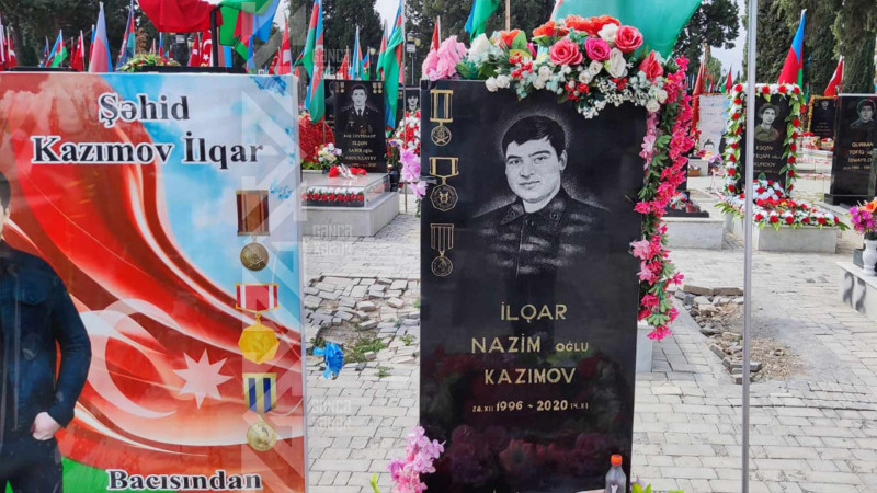 Şəhid İlqar Kazımovun mövlududur