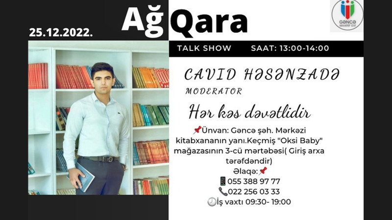 Gəncə Maarif Evində yığıncaq olacaq