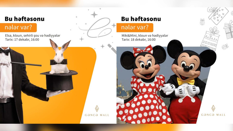Həftəsonu uşaqlar üçün hədiyyəli şənlik keçiriləcək