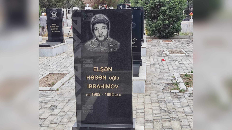 Şəhid Elşən İbrahimovun mövlududur