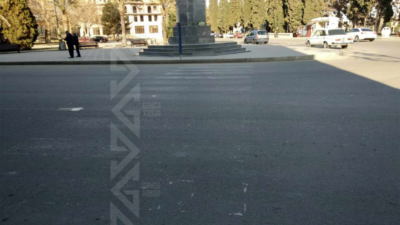 Silinmiş piyada zolağı təhlükə yaradır