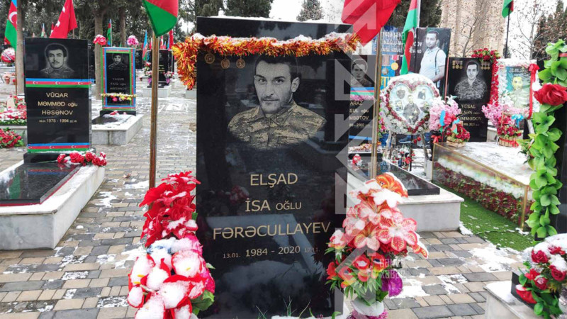 Şəhid Elşad Fərəcullayevin mövlududur