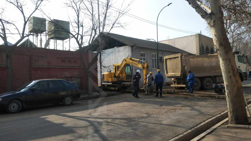 Şəhər ərazisində bəzi küçələr qazılıb
