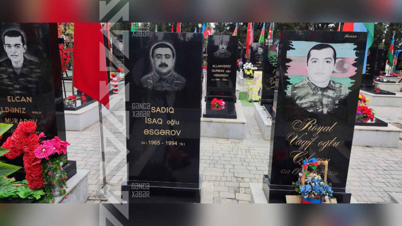 Şəhid Sadiq Əsgərovun mövlududur