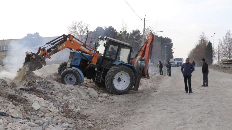 Gəncə MKTİB daha bir ərazidə iməcilik işləri aparıb